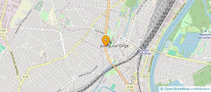 localisation de l'entreprise ATHENA  JUVISY-SUR-ORGE