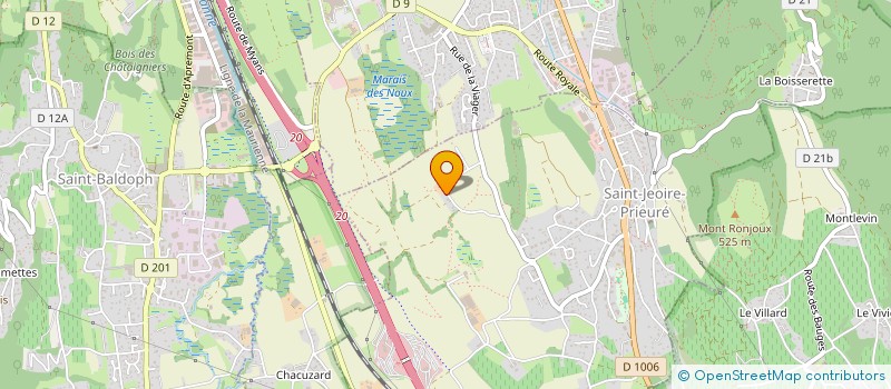 localisation de l'entreprise ATHENA  SAINT-JEOIRE-PRIEURE