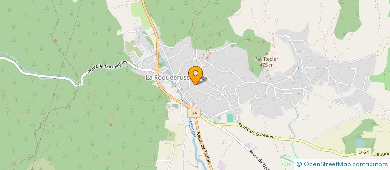 localisation de l'entreprise ATHENA  LA ROQUEBRUSSANNE