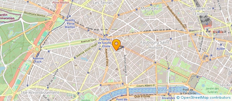localisation de l'entreprise ATHENA à PARIS