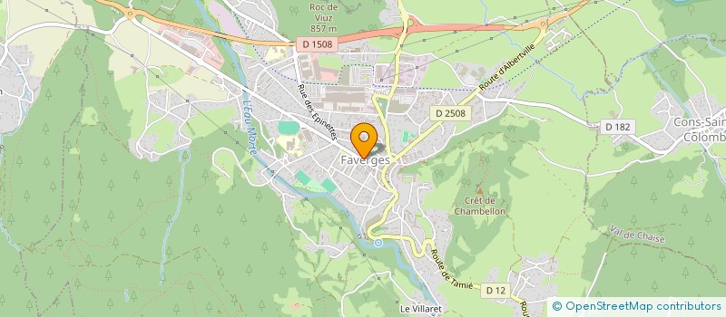 localisation de l'entreprise ATHENA  TALLOIRES-MONTMIN