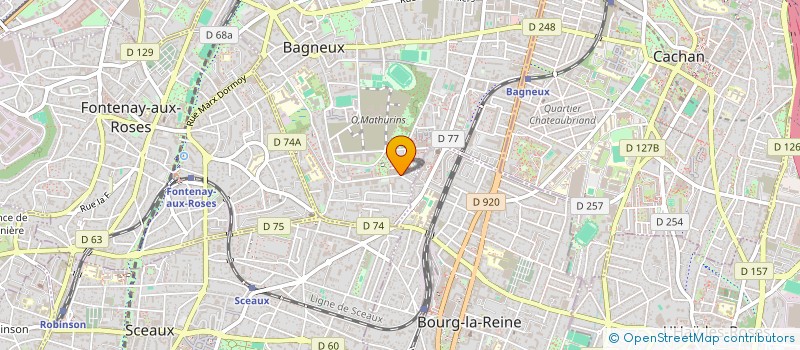 localisation de l'entreprise ATHENA à BAGNEUX