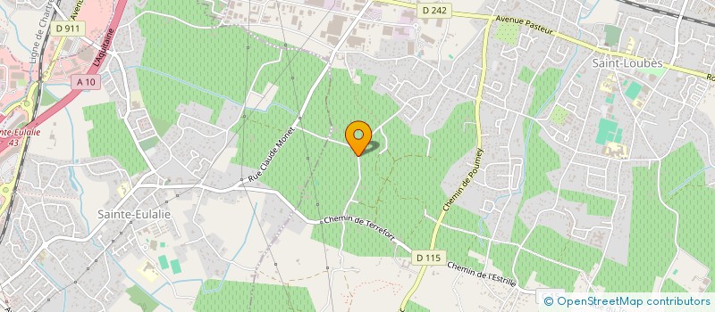 localisation de l'entreprise ATHENA  SAINT-LOUBES