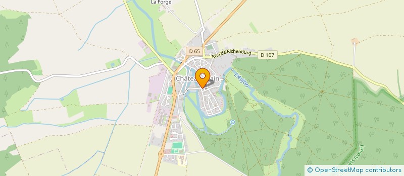 localisation de l'entreprise ATHENA à CHATEAUVILLAIN