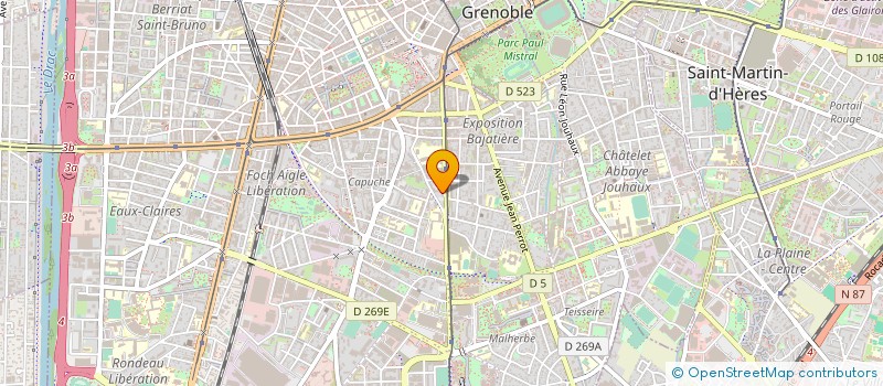 localisation de l'entreprise ATHENA à GRENOBLE