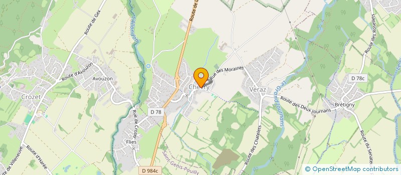 localisation de l'entreprise ATHENA  CHEVRY