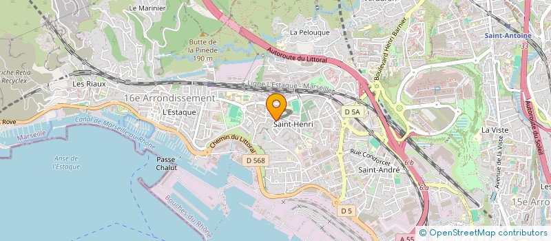 localisation de l'entreprise ATHENA à MARSEILLE