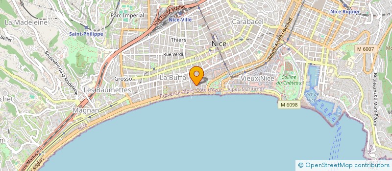 localisation de l'entreprise ATHENA à NICE