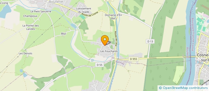 localisation de l'entreprise ATHENA  SANCERRE