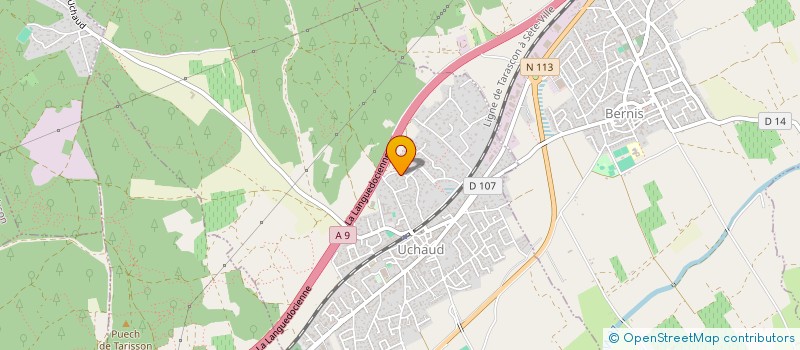 localisation de l'entreprise ATHENA  UCHAUD