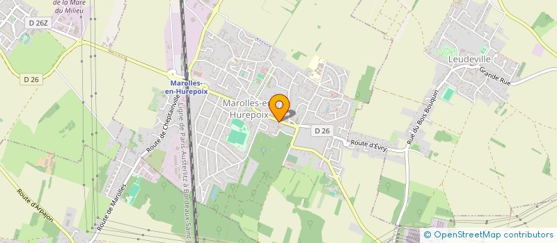 localisation de l'entreprise ATHENA à LEUDEVILLE