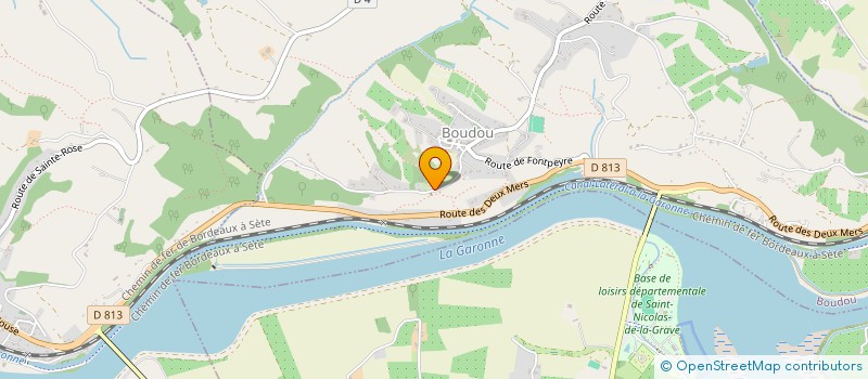 localisation de l'entreprise ATHENA  SAINT-NICOLAS-DE-LA-GRAVE