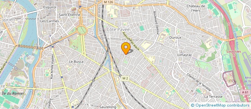 localisation de l'entreprise ATHENA  TOULOUSE