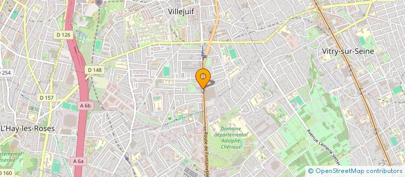 localisation de l'entreprise ATHENA BS 91  VILLEJUIF