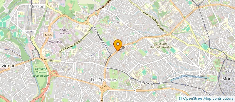 localisation de l'entreprise ATHENA BS PERPIGNAN à MONTPELLIER