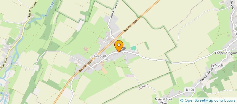 localisation de l'entreprise ATHENA BULTEL  AVROULT