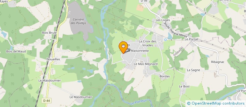 localisation de l'entreprise ATHENA & CO  AMBAZAC