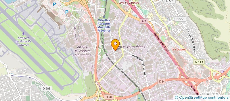 localisation de l'entreprise ATHENA COM à VITROLLES