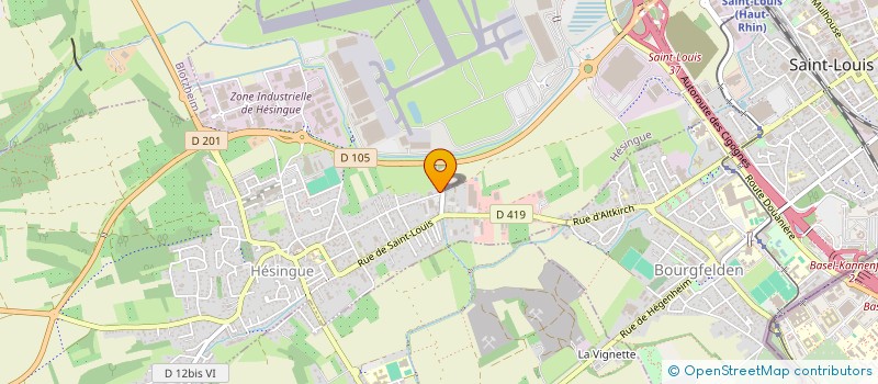 localisation de l'entreprise ATHENA COMPLIANCE ET STRATEGIE  HESINGUE