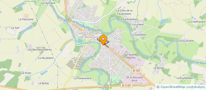 localisation de l'entreprise ATHENA COMPUTING à MONTAIGU-VENDEE