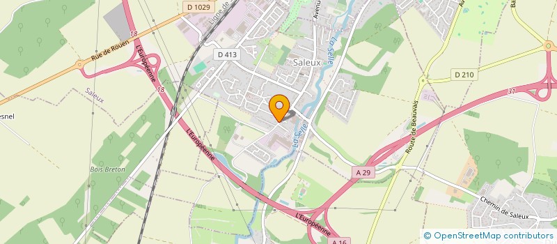 localisation de l'entreprise ATHENA CONSEIL EN SECURITE ET SURETE  SALEUX