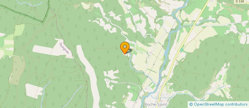 localisation de l'entreprise ATHENA CONSEILS  ROCHE-SAINT-SECRET-BECONNE