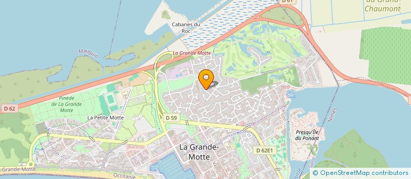 localisation de l'entreprise ATHENA CONSEILS  LA GRANDE-MOTTE