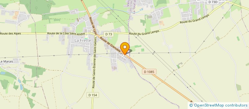 localisation de l'entreprise ATHENA.CONSTRUCTION  LA FRETTE