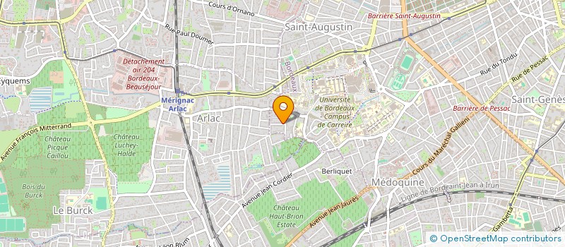 localisation de l'entreprise ATHENA CONSULTING SCIENCES ET SANTE à BORDEAUX