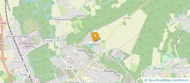 localisation de l'entreprise ATHENA COORDINATION OPERATIONNELLE  LIANCOURT