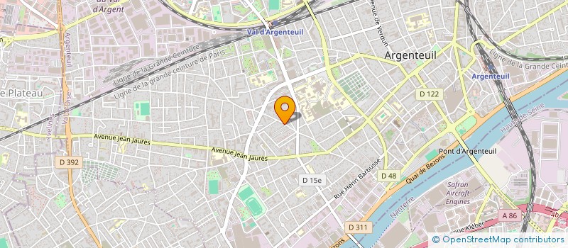 localisation de l'entreprise ATHENA CORPORATION  ARGENTEUIL