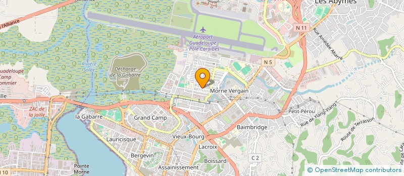 localisation de l'entreprise ATHENA DEVELOPPEMENT à LES ABYMES