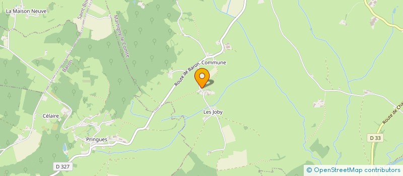 localisation de l'entreprise ATHENA E.P.I.  MARTIGNY-LE-COMTE