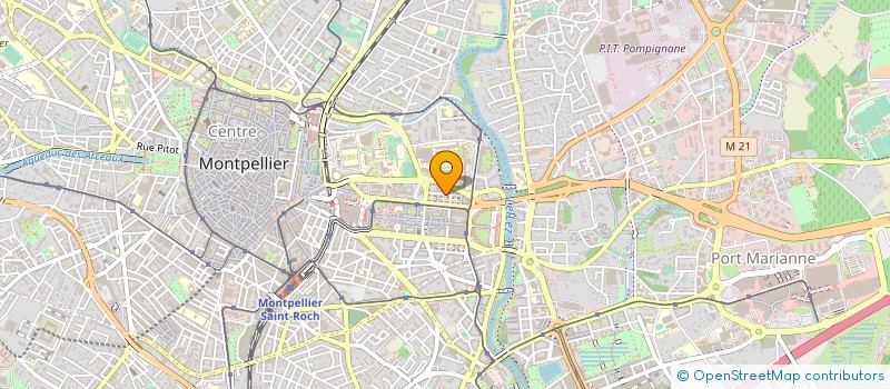 localisation de l'entreprise ATHENA ECOLE DE CONDUITE à MONTPELLIER