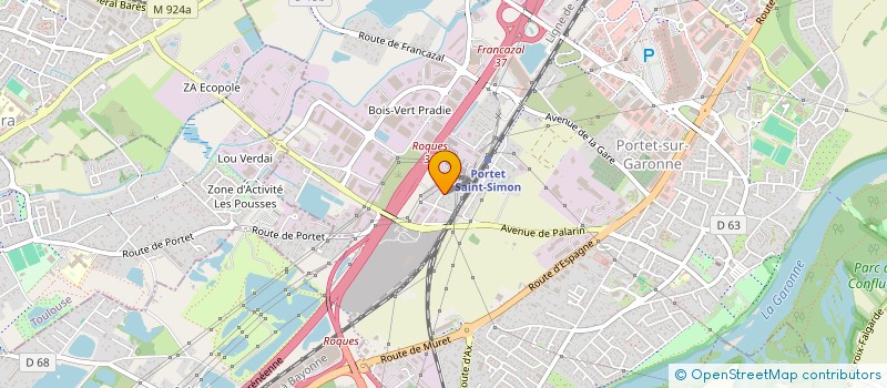 localisation de l'entreprise ATHENA EXPORT à PORTET-SUR-GARONNE