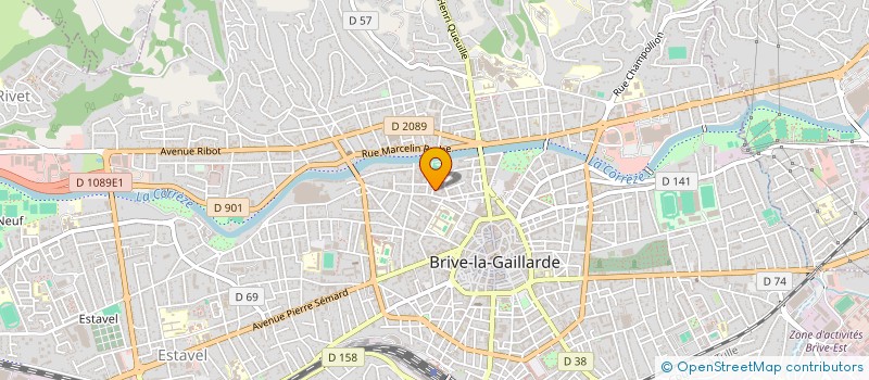 localisation de l'entreprise ATHENA GYM  BRIVE-LA-GAILLARDE