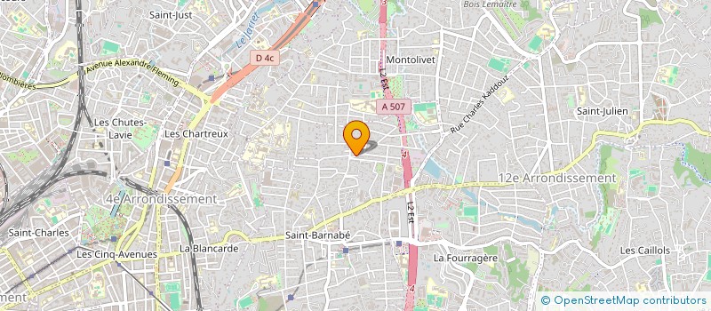 localisation de l'entreprise ATHENA I à MARSEILLE