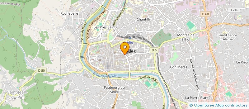 localisation de l'entreprise ATHENA IMMOBILIER  ALES