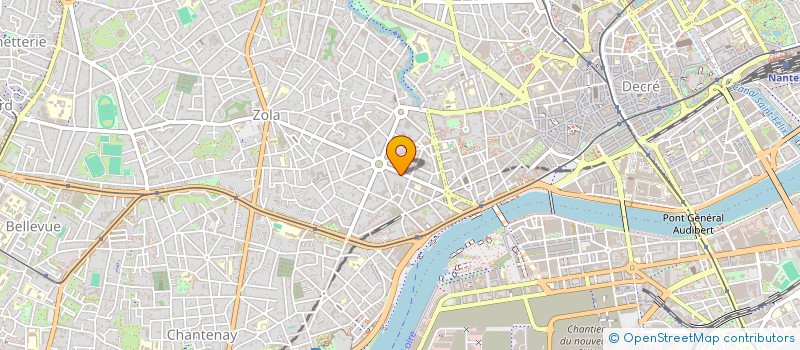 localisation de l'entreprise ATHENA IMMOBILIER à NANTES