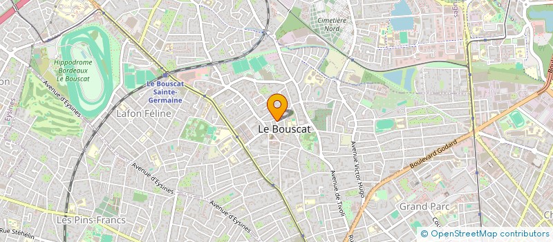 localisation de l'entreprise ATHENA INVEST  LE BOUSCAT