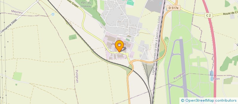 localisation de l'entreprise ATHENA INVEST  PUSIGNAN