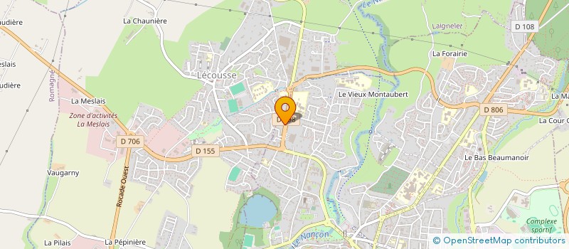 localisation de l'entreprise ATHENA LAB  FOUGERES