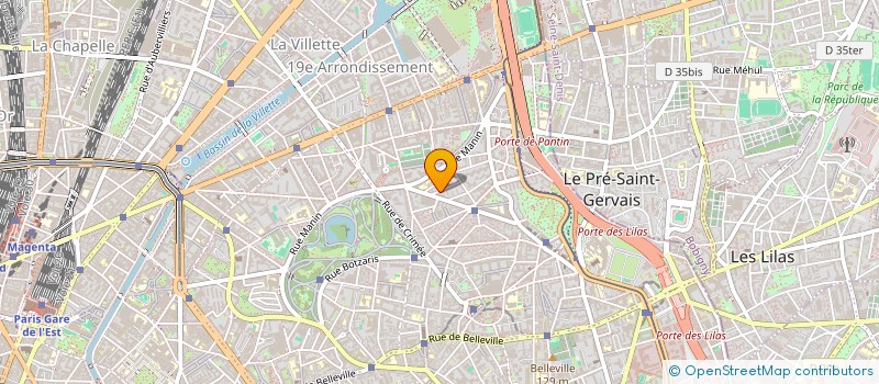 localisation de l'entreprise ATHENA LUXE à PARIS