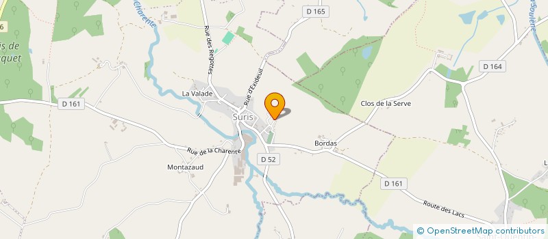 localisation de l'entreprise ATHENA MATELAS à TERRES-DE-HAUTE-CHARENTE
