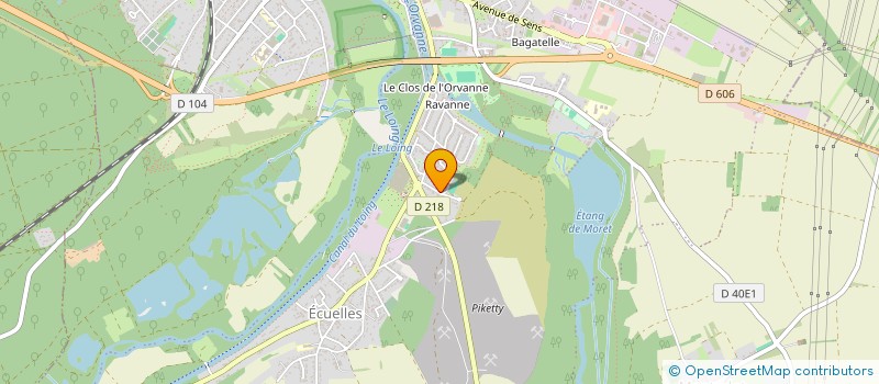 localisation de l'entreprise ATHENA NOVA  MORET-LOING-ET-ORVANNE