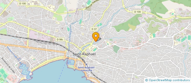 localisation de l'entreprise ATHENA ORGANISATION à SAINT-RAPHAEL