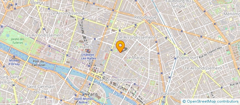 localisation de l'entreprise ATHENA PARIS  PARIS
