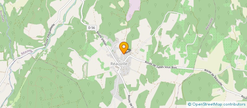 localisation de l'entreprise ATHENA PATRIMOINE  REAUVILLE