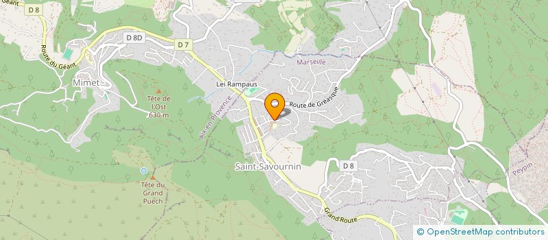 localisation de l'entreprise ATHENA PLOMBERIE CHAUFFAGE  SAINT-SAVOURNIN