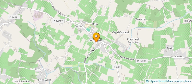 localisation de l'entreprise ATHENA PRESTIGE  VERAC